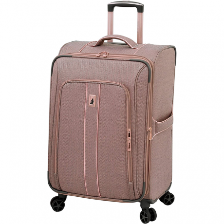 Valise Newcastle Softside Spinner extensible, sac à carreaux de 24 pouces