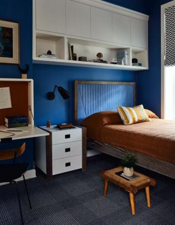 chambre bleue