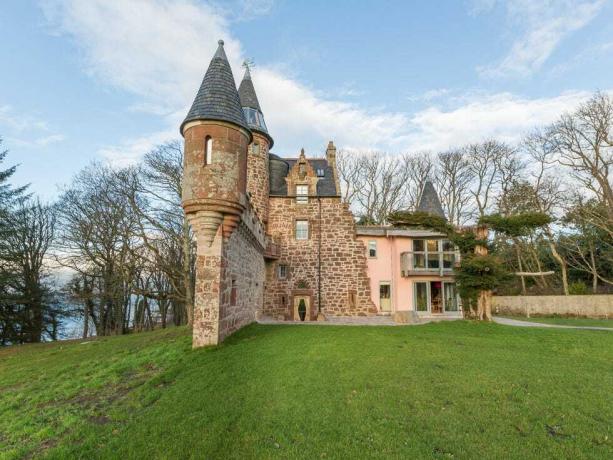 le château rose, ayrshire, ecosse