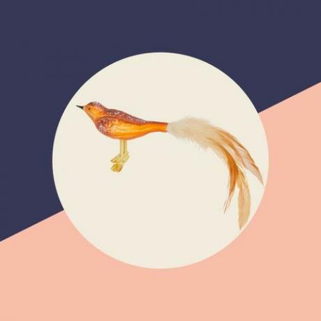 john lewis partenaires, boule d'oiseau orange bloomsbury