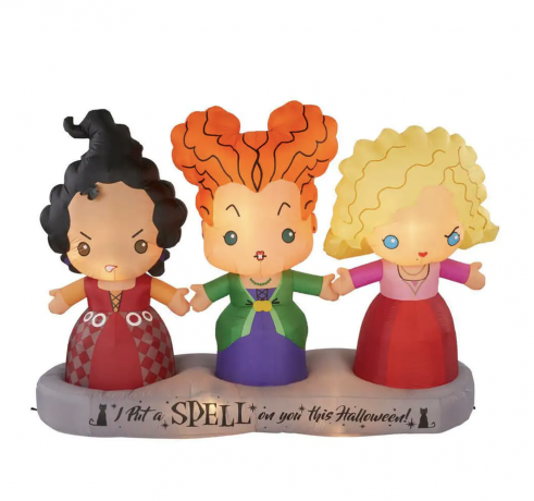 Scène gonflable Hocus Pocus Sisters de 4,5 pieds