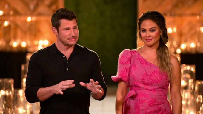 l'ultimatum se marier ou passer à autre chose de gauche à droite nick lachey, vanessa lachey dans l'épisode 201 de l'ultimatum se marier ou passer à autre chose