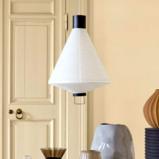 Ritta Light Shade Papier de Riz Blanc