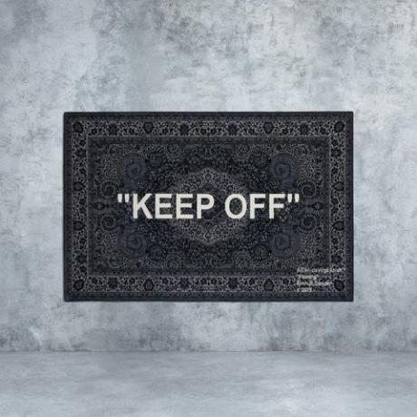 Ikea vend maintenant le tapis KEEP OFF de Virgil Abloh en édition limitée pour 400 £ en ligne