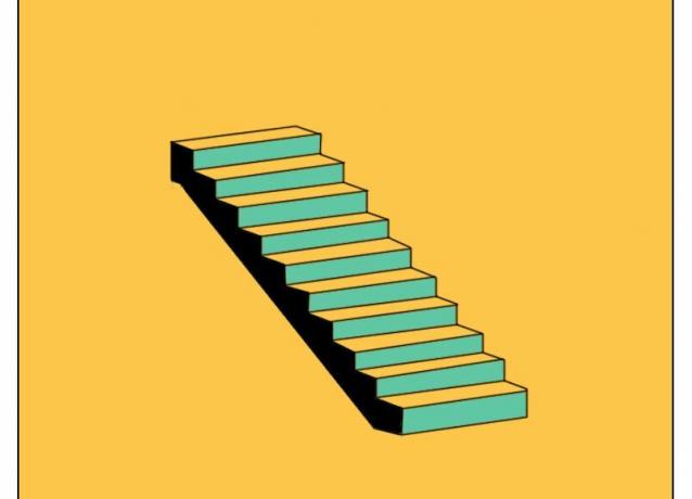 conception d'escalier droit