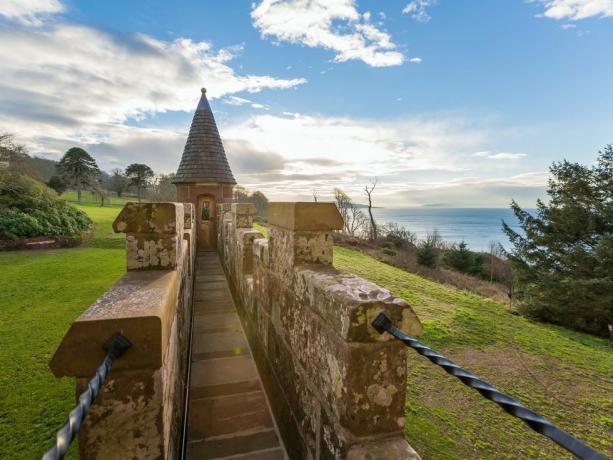 le château rose, ayrshire, ecosse