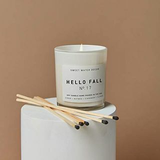 Bougie de soja 11 oz Sweet Water Decor 'Hello Fall'