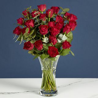 Le bouquet Be Mine rose et eucalyptus - 44,99 €