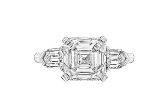 bague coupée asscher betteridge