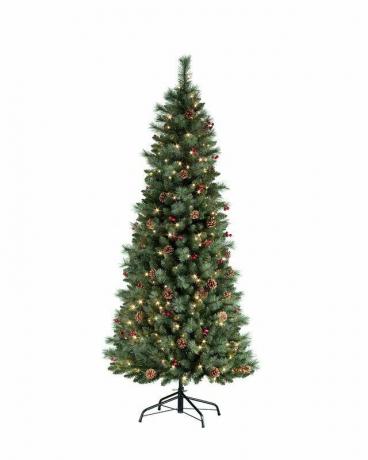 Arbre de Noël en pin artificiel 6 pi 6 po Easy Stow