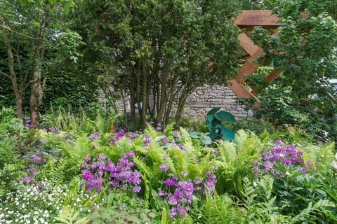 Le jardin Morgan Stanley. Conçu par: Chris Beardshaw. Parrainé par: Morgan Stanley. RHS Chelsea Flower Show 2017