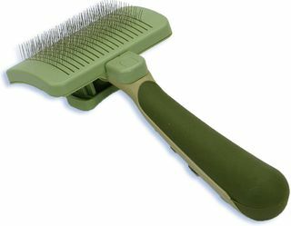 Brosse auto-nettoyante pour chiens