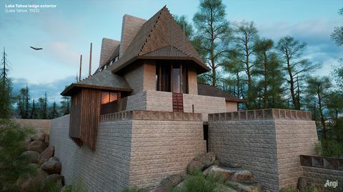 frank lloyd wright rendant des maisons virtuelles non construites