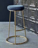 Tabouret de bar en velours