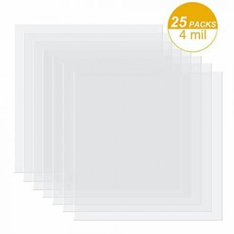 25 pièces de 4 mil feuilles de gabarit en mylar pour pochoirs, 12 x 12 pouces