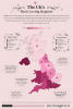 La carte d'amour de Bloom & Wild révèle les régions les moins aimées et les plus aimantes du Royaume-Uni