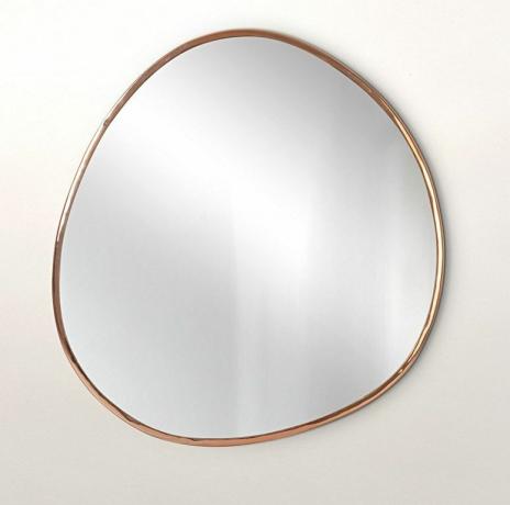 Miroir Galet Or Rose Extra Large