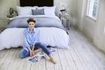 Emma Willis sur la maison Hertfordshire, décoration avec imprimé léopard