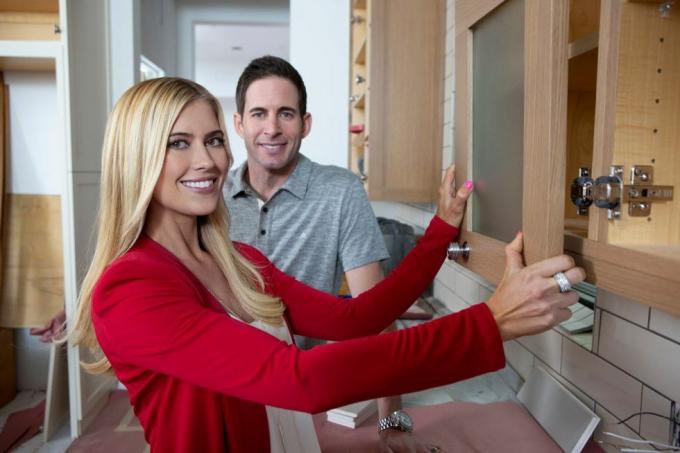 tarek et christina el moussa de la séance de portraits « flip or flop » de hgtv