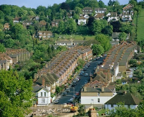 Royaume-Uni, Angleterre, Surrey, Guildford, bâtiments