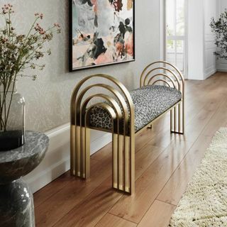 Banc en velours Mavis