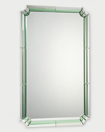 miroir mural en verre vert oliver bonas aurora