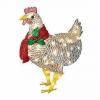 Ces poulets de Noël illuminés voleront la vedette sur votre pelouse en cette période des Fêtes