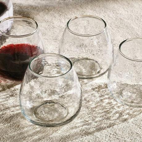 Verre à vin sans pied Sarda, ensemble de 4