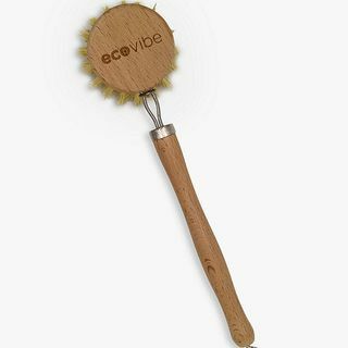 Brosse à vaisselle en bois de cactus et de hêtre EcoVibe