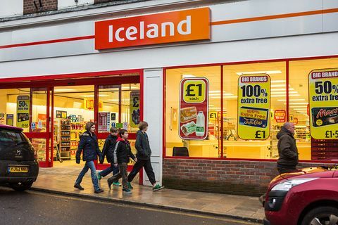 Royaume-Uni - Vente au détail - Supermarché Islande