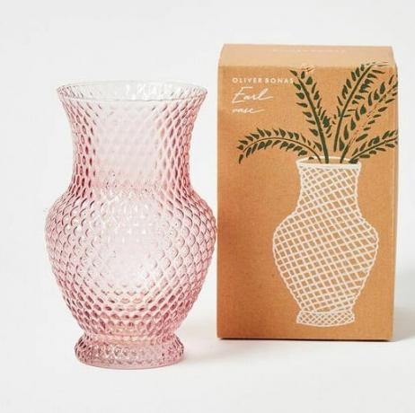 Vase en verre Earl Pink