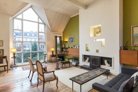 Maison Beatrix Miller - Mulberry Walk SW3, salon fenêtre, Chelsea - Russell Simpson