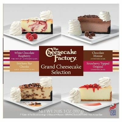 Grande sélection de Cheesecake Factory