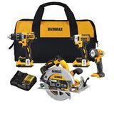 DEWALT 20V MAX XR Brushless Combo Kit with Cut Off / Grinder Tool (DCK483D2 & DCG413B)