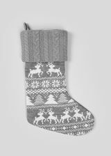 Bas de Noël Fairisle (51cm x 32cm)