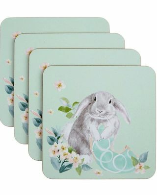 Lot de 4 sous-verres Bunny et Donuts