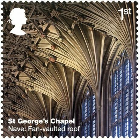 Timbres du Royal Mail du château de Windsor