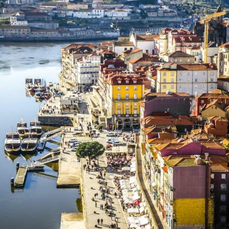 Vue de Porto depuis le pont Dom Luís I