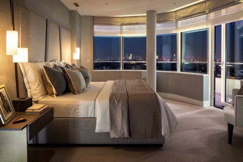 Lombard Wharf - Londres - penthouse - chambre - Harrods Estates