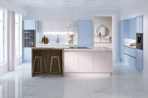 Collection Macaron de Wren Kitchens - Milano en rose