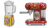 Des motifs siciliens audacieux et colorés décorent la nouvelle gamme d'appareils de cuisine Smeg et Dolce & Gabbana