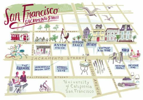 carte de shopping de san francisco