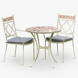Ensemble de table et chaises de bistrot de jardin Maroc