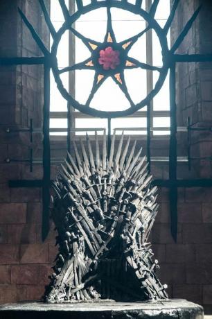 le trône de fer emblématique de Game of Thrones