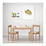 LÄTT Table enfant et 2 chaises