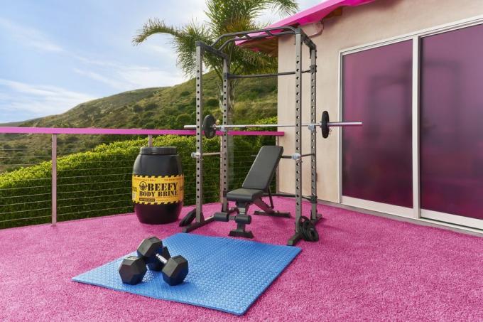 salle de sport barbie dreamhouse