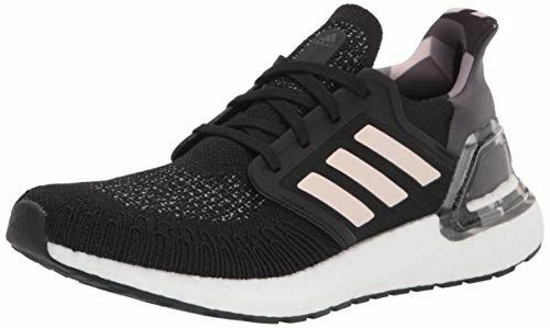 adidas Ultraboost 20 Chaussure de course pour femme, BlackPink TintGrey, 8.5