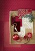 Schéma de décoration de salon de Noël: rouge et or traditionnel