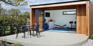 Salle de gym jardin