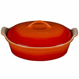 Casserole ovale couverte Heritage, 4 qt.